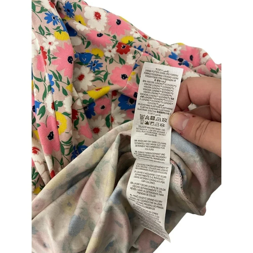 Boden Womens Eva Jersey Midi Dress UK 22R US 20 22 Pink Floral Preppy D0024 NWT_9